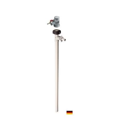 Flux Air Operated Drum Pump, Drum Pump Tube, Polypropylene, 39" Long, Air Operated Motor, 470W Power 24-ZORO0104